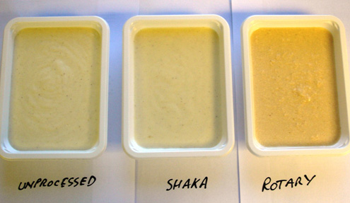 Appearance Comparison of White Sauce Between Shaka and Other Retorts